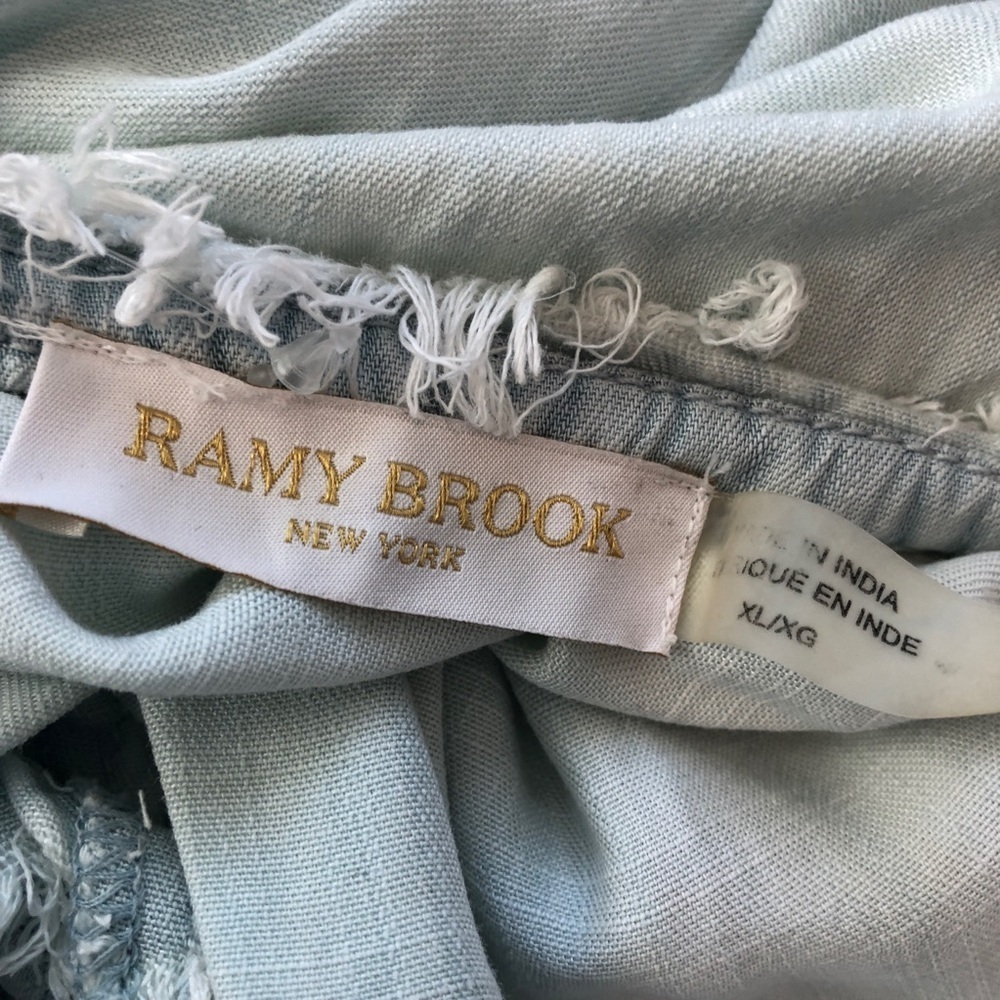 Ramy Brook Chambray Raquel Romper Size Large Style A0522506 - Picture 7 of 8